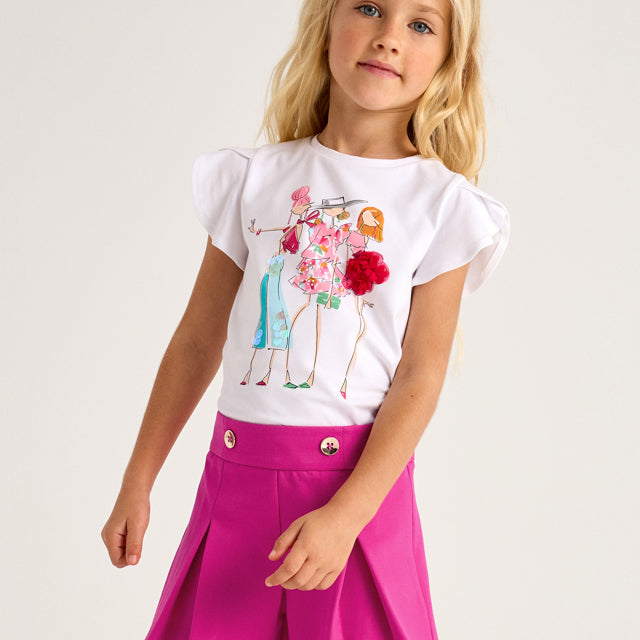 Shorts In Cotone Bambina MAYORAL 3201 - Main Image