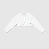 Trikot-Bolerino-Cardigan aus nachhaltiger Baumwolle für Baby-Mädchen MAYORAL 306