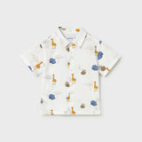 Camicia Mezza Manica Stampata In Cotone Neonato MAYORAL 1114