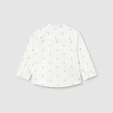 Camicia Manica Lunga Stampata Con Colletto Coreano In Cotone Neonato MAYORAL 1116ML