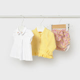 Completo Tre Pezzi In Cotone Neonata MAYORAL 1287