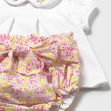 Completo Tre Pezzi In Cotone Neonata MAYORAL 1287