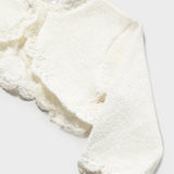 Coprispalle Elegante In Filo Di Cotone Con Pizzo Neonata MAYORAL 1301