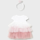 Pagliaccetto Volant In Tulle Con Fascia Neonata MAYORAL 1601