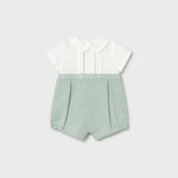 Pagliaccetto Mezza Manica In Misto Lino Neonato MAYORAL 1604