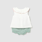 Set Di Due Completi Corti In Cotone Neonata MAYORAL 1642