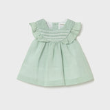 Abito Smanicato Con Nido D'Ape Neonata MAYORAL 1884