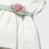 Abito Elegante Con Copripannolino Effetto Lino Neonata MAYORAL 1886