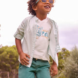 Bermuda Morbido In Misto Lino Bambino MAYORAL 3202