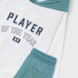 Tuta Due Pezzi Con Cappuccio E Stampa In Cotone Bambino MAYORAL 3885