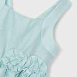 Abito Smanicato Elegante Con Fiore Bambina MAYORAL 3916