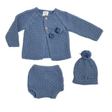 Completo Tre Pezzi Con Culotte Cardigan E Cappello Neonato/a BABY FASHION 521.1C