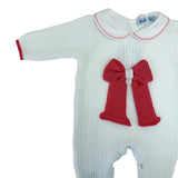 Tutina Intera Con Fiocco In Filo Di Cotone Neonata PICCOLA DESI 2610