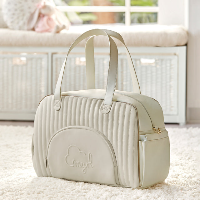 Borsone Neonato Nascita Borsa Trapuntata In Ecopelle Neonato/a