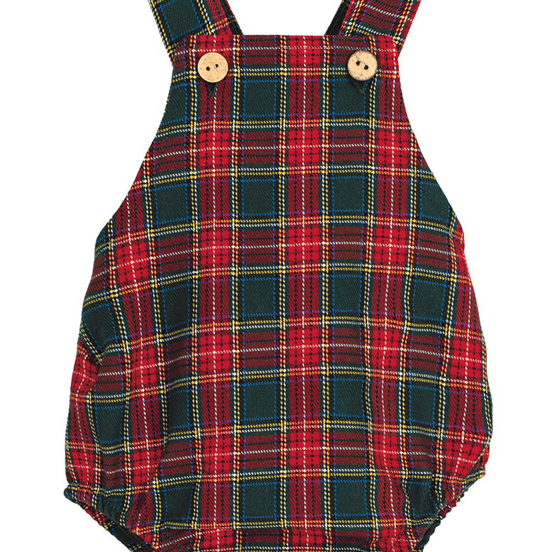 Pagliaccetto Scozzese In Caldo Cotone Neonato/a CALAMARO 32516