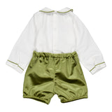 Completo Con Bermuda In Velluto E Camicia Bambino KIDIWI 35142