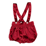 Salopette In Velluto Con Punto Smoke Neonato/a KIDIWI 35252