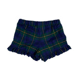Shorts Caldo Cotone scozzese Blu Bambina Phi Clothing 23695