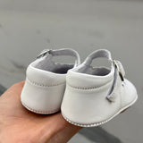 Scarpe Da Culla In Pelle Con Cinturino Neonata INDICE 352