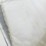 Copertina In Organdis Di Seta E Pizzo Sfoderabile Avorio PICCOLA GIUGGIOLA PONZAC