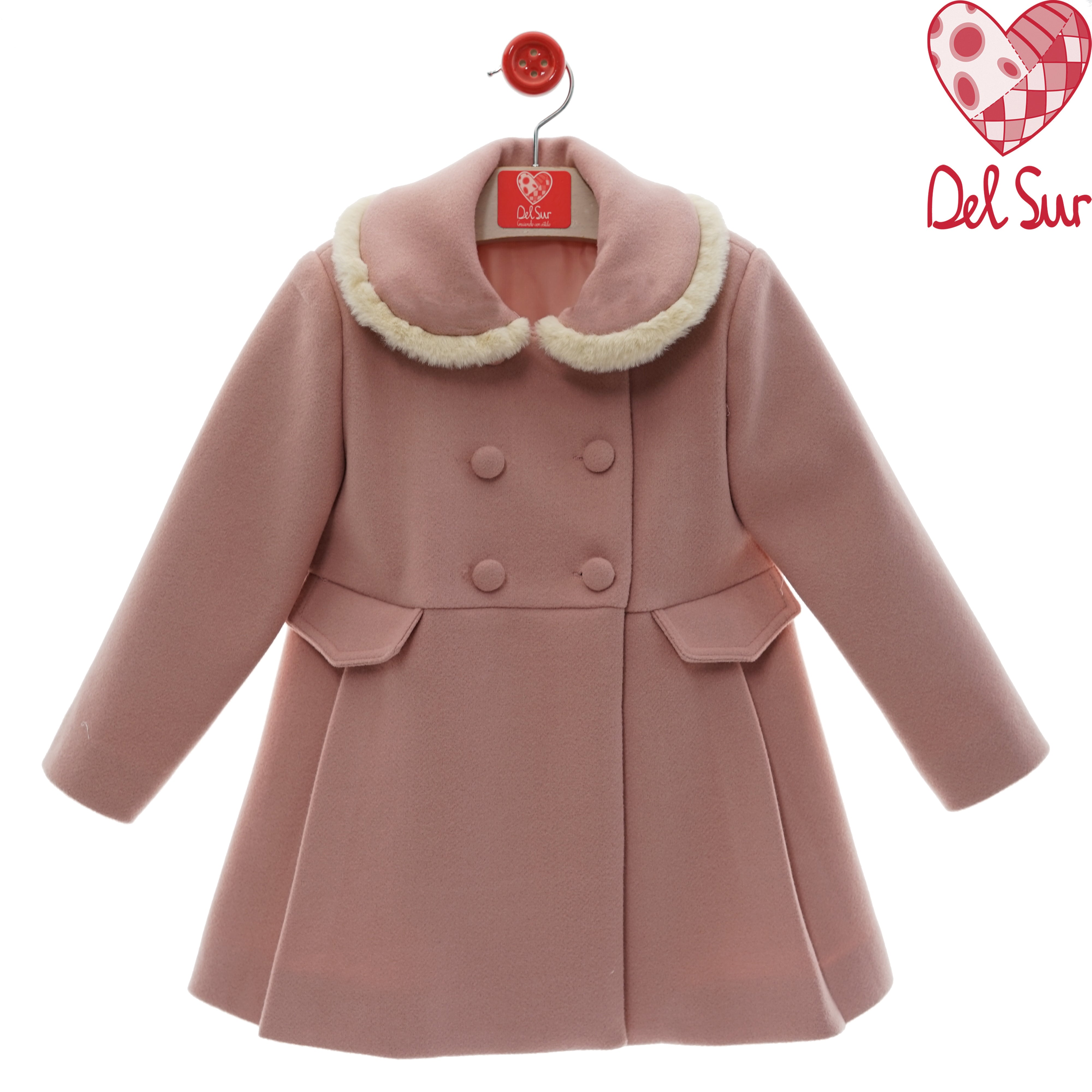 Gocco S83JCHCA702 Cappotto, Rosa (Coral Medio P8), 4 Anni Bambina Gocco S83JCHCA702 Cappotto, Rosa (Coral Medio P8), 4 Anni Bambina