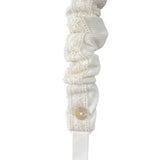 Portaciuccio In Piquet Con Pizzo Neonato PONTO POR PONTO 6631PC