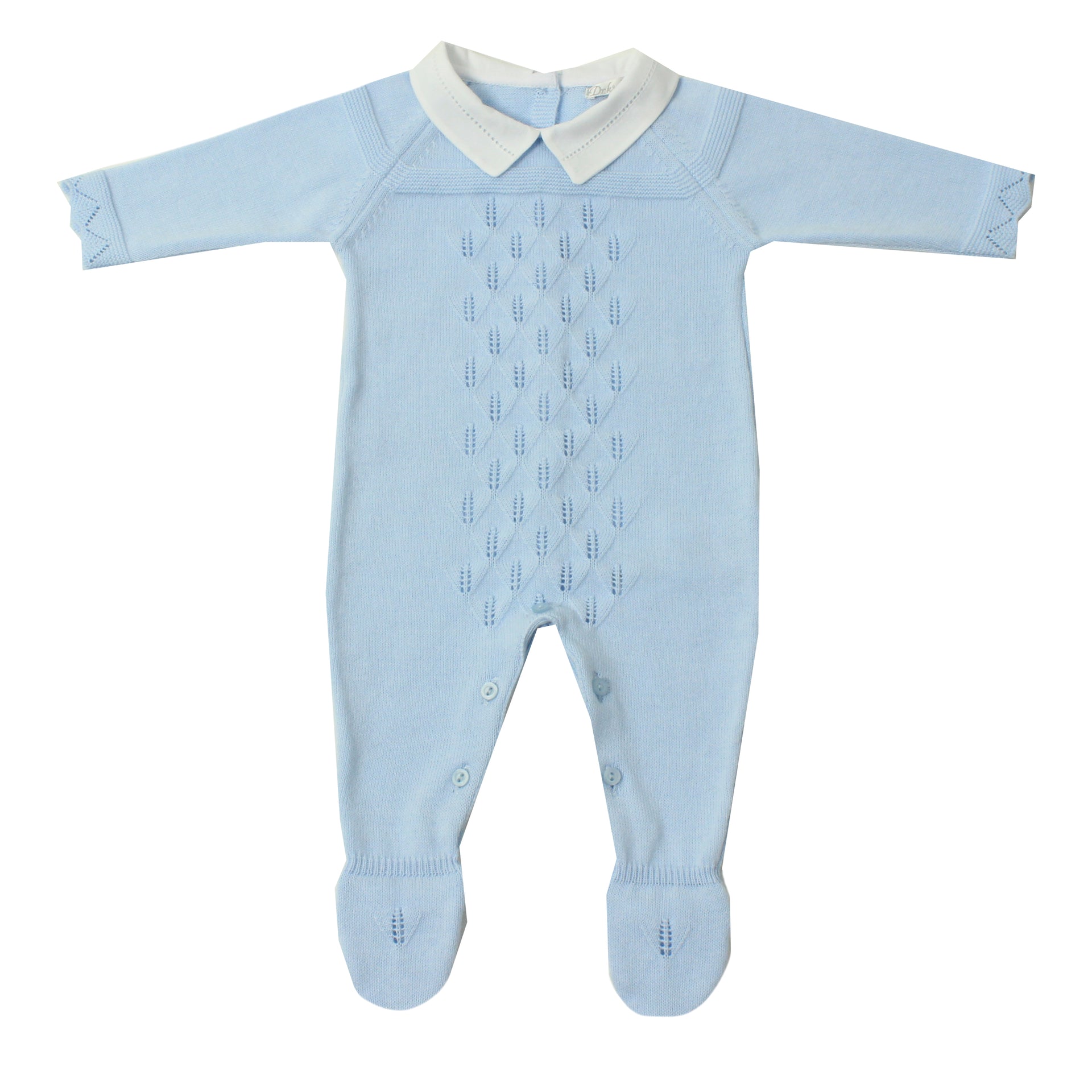 Tutina Intera In Filo Di Cotone Neonato DR KID DK156