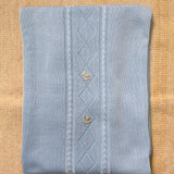 Coperta Scialle In Filo Di Cotone Traforata Neonato BEBE' MARGO' B095CO