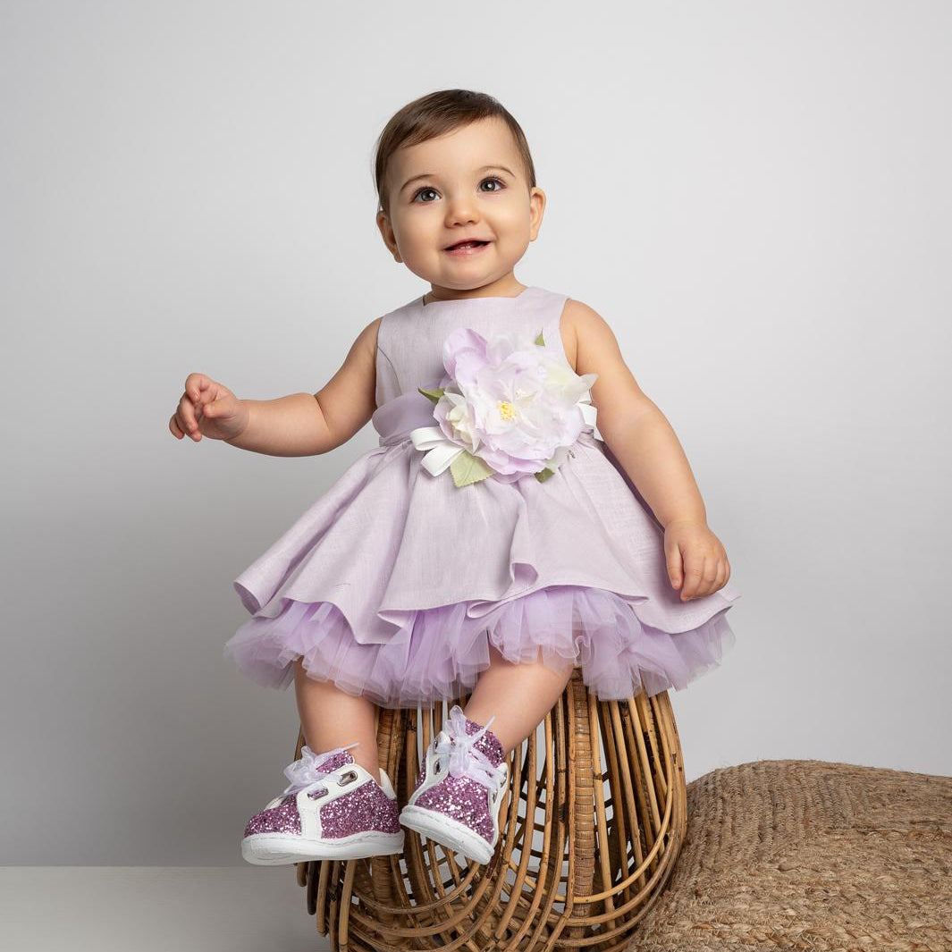 Abito Battesimo Vestito Cerimonia Bambina Anno Vestito Battesimo