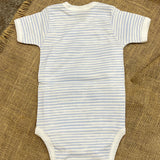 Antipanic Body Half Sleeve Patterned Striped Cotton Babies BABIDU 1346