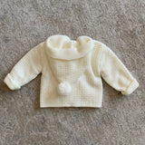 Doppelter Mantel mit Kapuze aus hypoallergenem Acrylstoff für Neugeborene BABY FASHION 5502