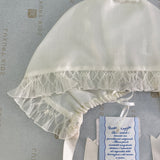 Beanie In Organdis Silk Newborn / SMALL GIUGGIOLA DORAC