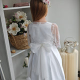 Abito Elegante Smanicato In Raso Bambina NINNAOH E24DFA14A