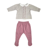 Tutina Spezzata In Misto Lana Neonata DR KID DK161