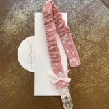 Portaciuccio In Cotone Rosa A Pois Neonata Tema Coniglietta NINNAOH I21CATF9