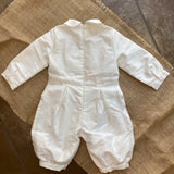 Eleganter Langarm-Strampler aus Shantung-Seide für Neugeborene BIMBALO' 6809