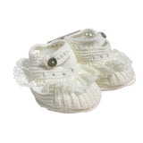 Calzini Scarpetta In Acrilico Con Pizzo Neonata GRANLEI 227