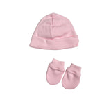 Set con Cappellino e Moffole Caldo Cotone Neonato/a CALAMARO 09174SET