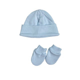 Set con Cappellino e Moffole Caldo Cotone Neonato/a CALAMARO 09174SET