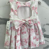 Casual Dress In Pique Floral Fantasy For Baby Girl GRANLEI 580