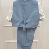 Completo Elegante 4 Pezzi In Lino Neonato BUFI M0557A