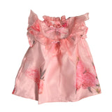 Abito Mezza Manica In Organza Stampata Neonata PHY CLOTHING 25064
