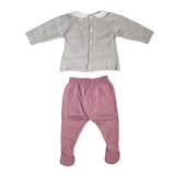 Tutina Spezzata In Misto Lana Neonata DR KID DK161