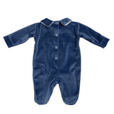 Tutina Intera In Ciniglia Neonato BEBE' MARGO' B007