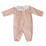 Tutina Intera In Ciniglia Millerighe Neonata BEBE' MARGO' B005