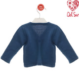 Cardigan Scollo a V In Tessuto Anallergico  Neonato/a DEL SUR 9224