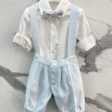 Completo Elegante Con Salopette Neonato BUFI M0339A