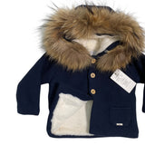 Cappottino con Cappuccio con Pelliccia Invernale Neonato/a RAHIGO 252133N