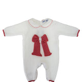 Tutina Intera Con Fiocco In Filo Di Cotone Neonata PICCOLA DESI 2610