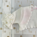 Coprispalle Elegante Corto In Tessuto Anallergico Acrilico Neonata MIMILU' 1702